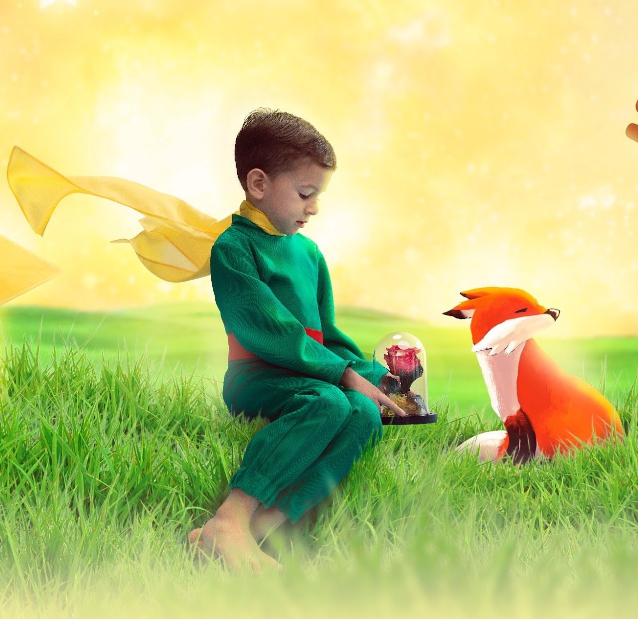 After: fantasy scene composited by Nana López
